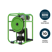 Load image into Gallery viewer, Futurepump SE1 solar water with 60W solar panels for 1 acre